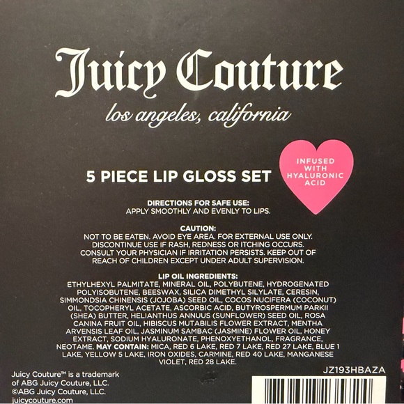 Juicy Couture 5-Piece Lip Oil Set - pink shades - Picture 4 of 4